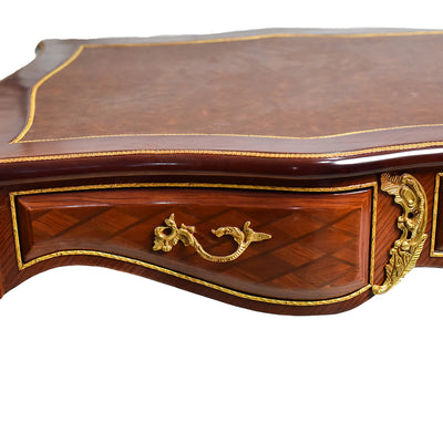 French Louis XV style Leather top office desk
