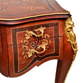 Marquetery inlaid Louis XV style office desk