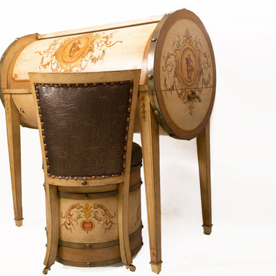 Edwardian Cylinder Desk and Chair