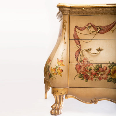Dutch Baroque-Style 3-Drawer Chest (Wide)
