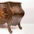 Louis XV Style Chest Drawer with Crackle Top