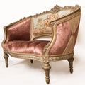 Elegant Cabriole Couch With Reeded Legs
