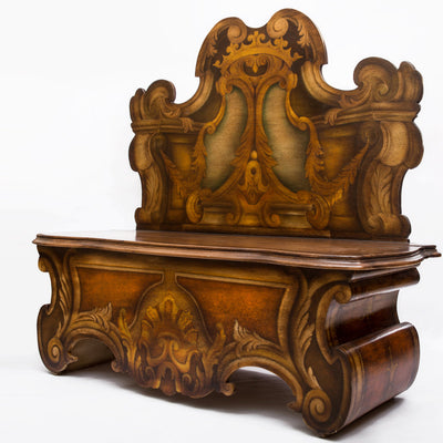 The Luigi XIV Style Italian Bench with Storage 