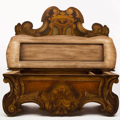 The Luigi XIV Style Italian Bench with Storage 