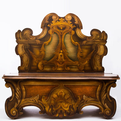 The Luigi XIV Style Italian Bench with Storage 